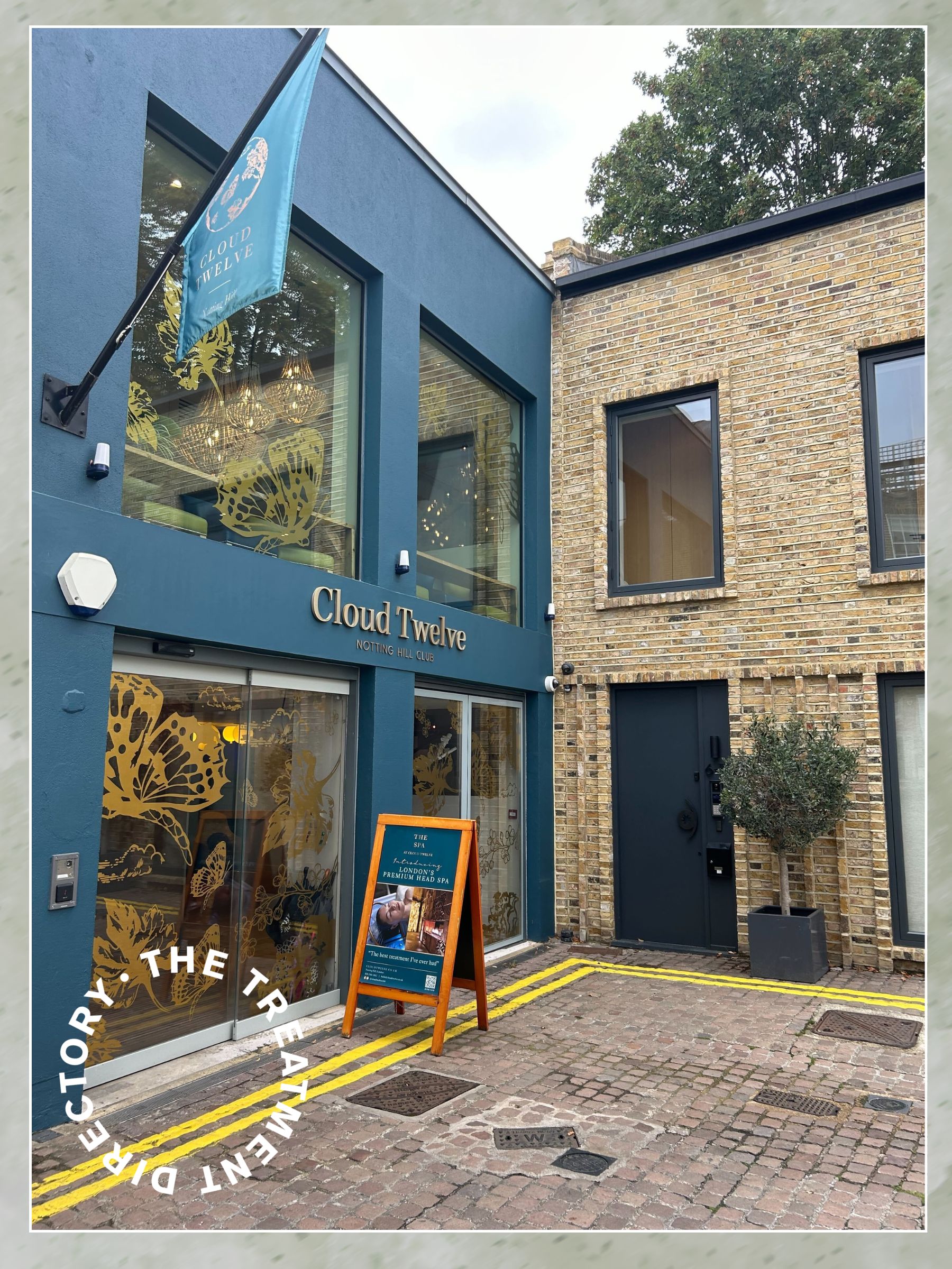 A picture of the salon where junior beauty editor Grace Lindsay had her scalp facial