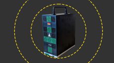 The Framework Desktop on the ITPro background