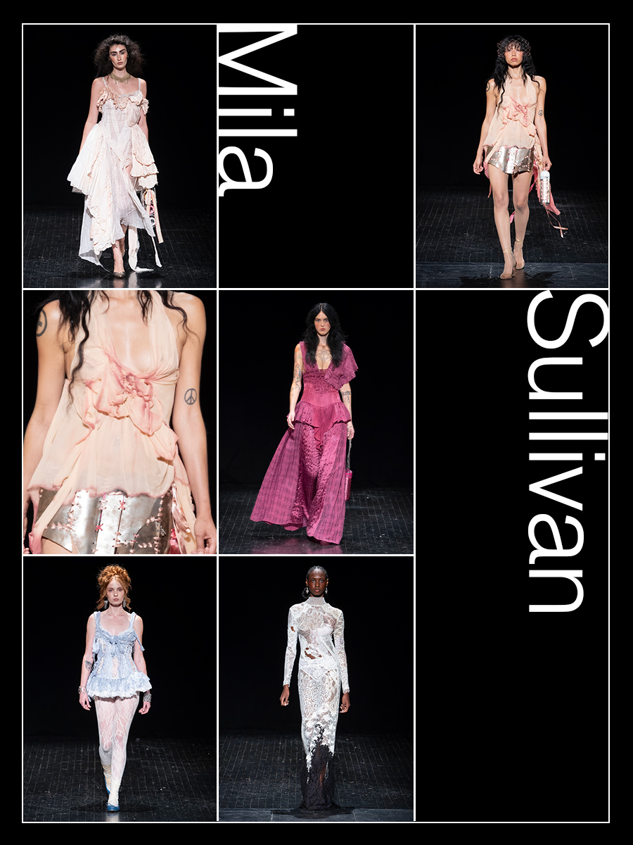 Looks from the Mila Sullivan spring/summer 2026 collection.