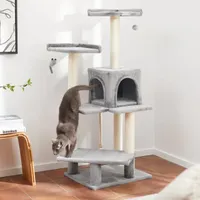 Frisco 57-in Faux Fur Cat Tree &amp; Condo | Was $80.75, now $69.98 at Chewy