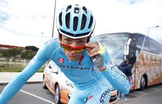 Michele Scarponi liked to play to the camera