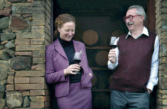 Elisa Sesti and her father Giuseppe