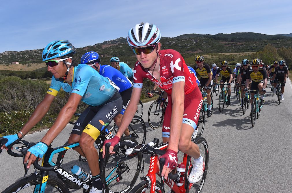 Ilnur Zakarin at the Giro d'Italia