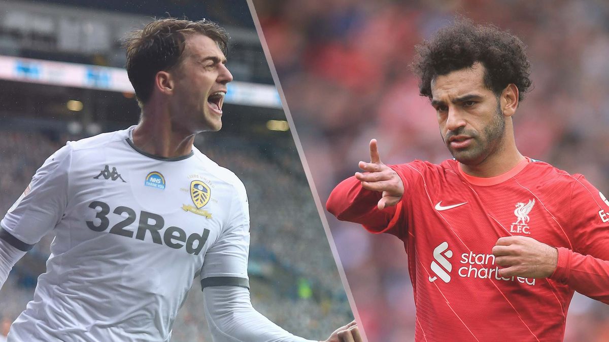 Leeds United vs Liverpool live stream — Patrick Bamford of Leeds United and Mohamed Salah of Liverpool