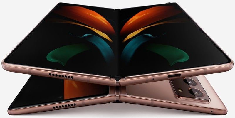 Samsung Galaxy Z Fold 2 Mystic Bronze Leaked Render