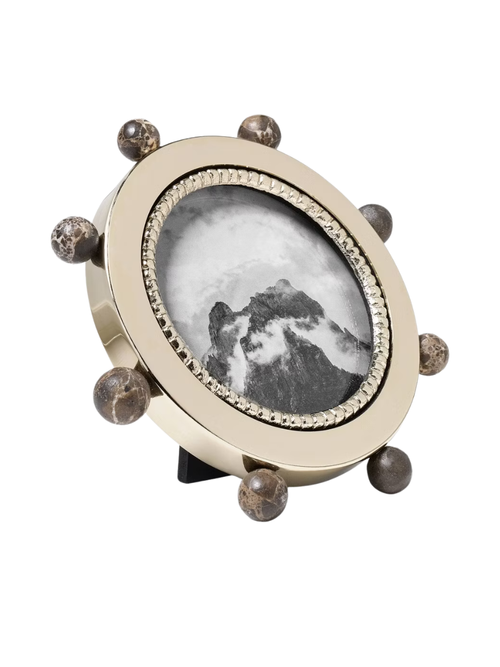 Metal and Marble Frame 