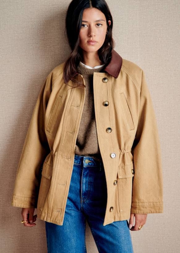 Edgard Coat - Light Camel - Organic Cotton - Organic Textile - Sézane