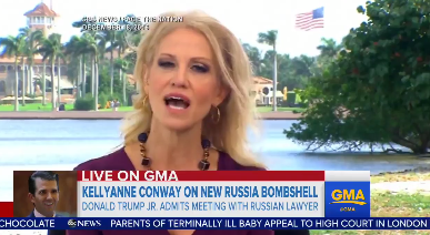 Conway had to account for her claim in December that the Trump campaign did not have contract with Russians.