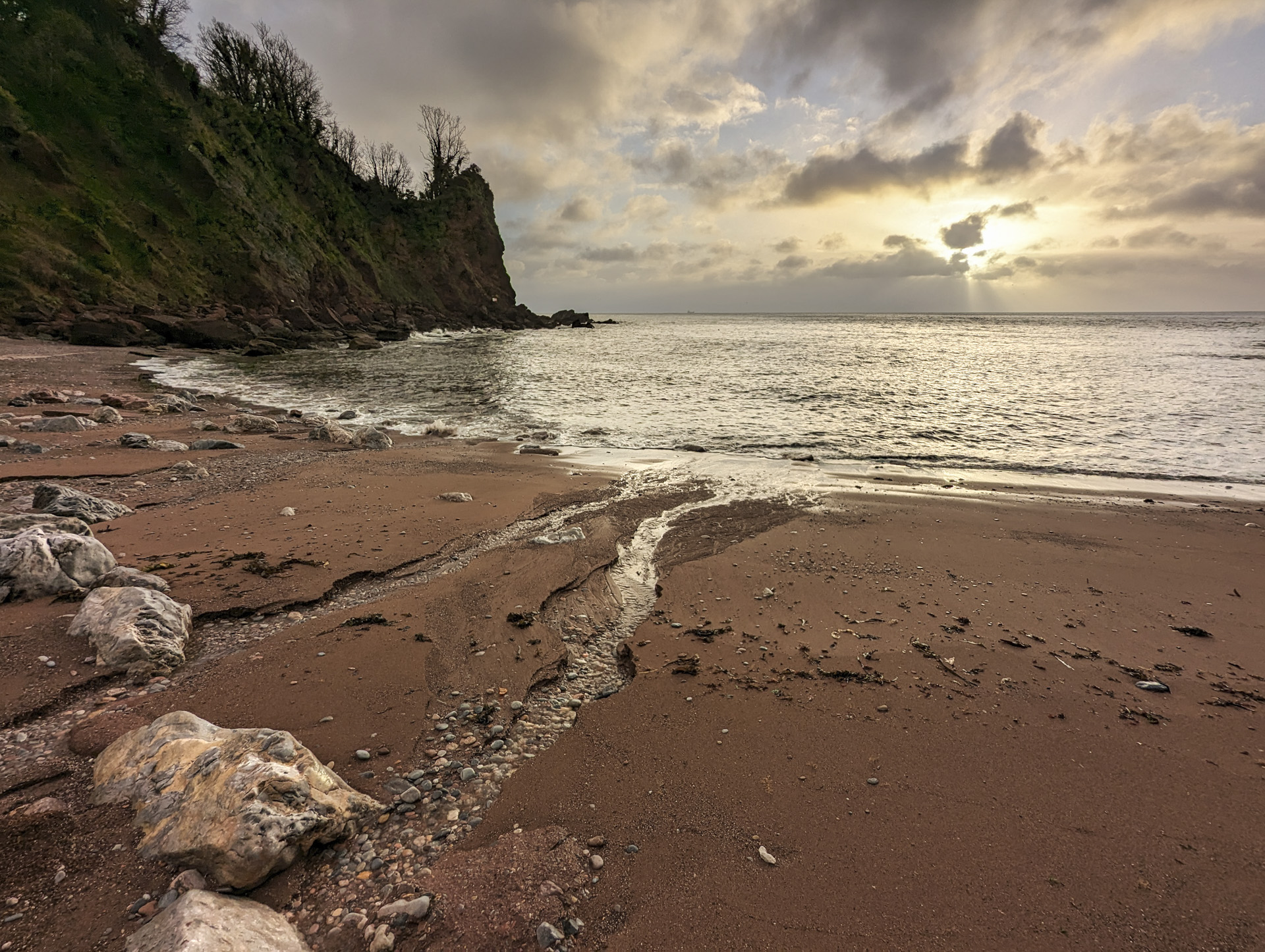 Beach sunrise, Google Pixel Long Exposure photo mode