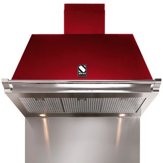 Red and silver Steel Asco extractor