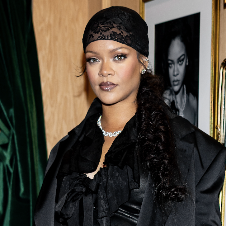 Rihanna is seen at the A$AP Rocky x Ray Ban Met Gala After Party on May 05, 2025 in New York City. 