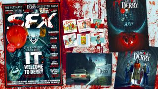 The cover of SFX issue 397 and the gifts that come with it.