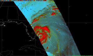 Hurricane Matthew Develops Double Eyewall