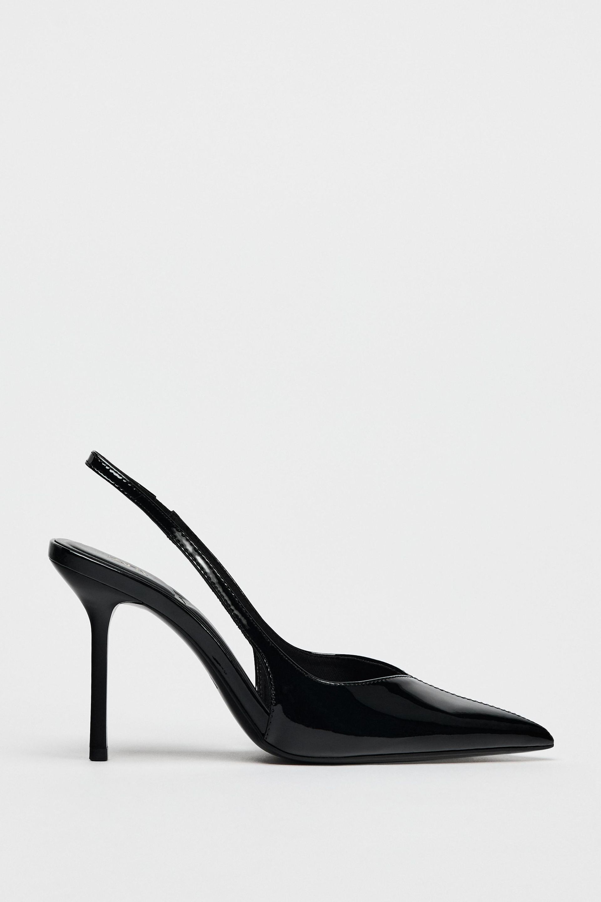 Patent Slingback Pumps
