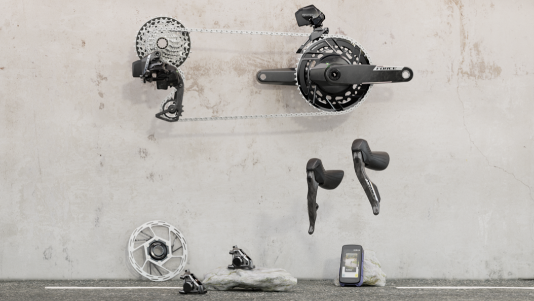 A SRAM Force AXS groupset