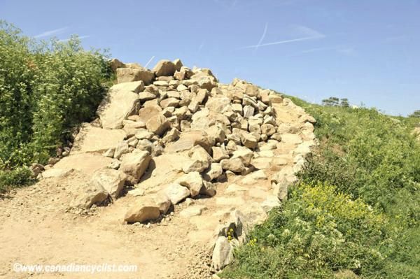 All these sections of the 2012 London Olympic mountain bike course were hand built
