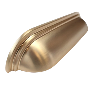 Brass cup cabinet handle