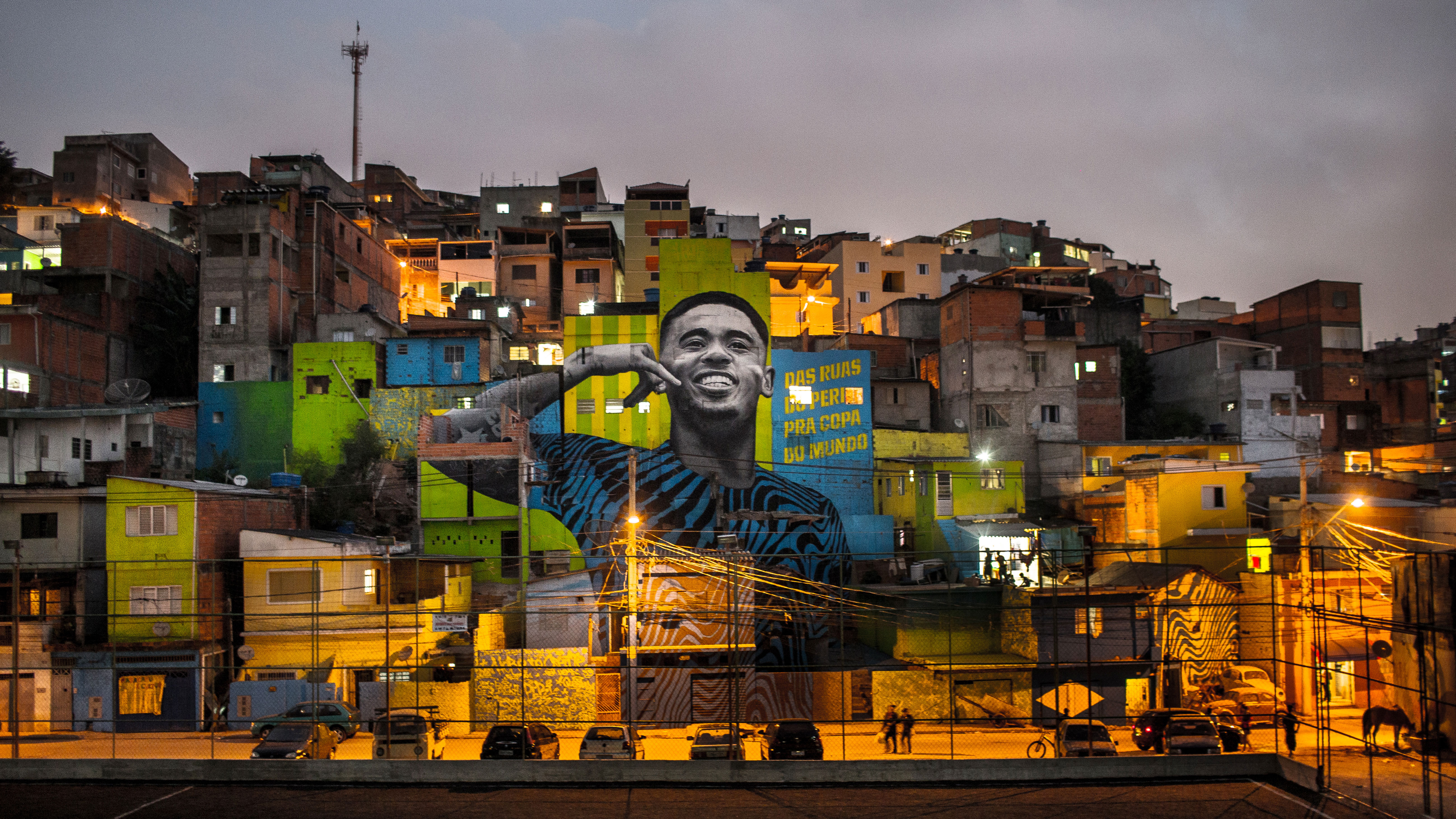 Adidas Mural Celebrates Young Football Legend Creative Bloq