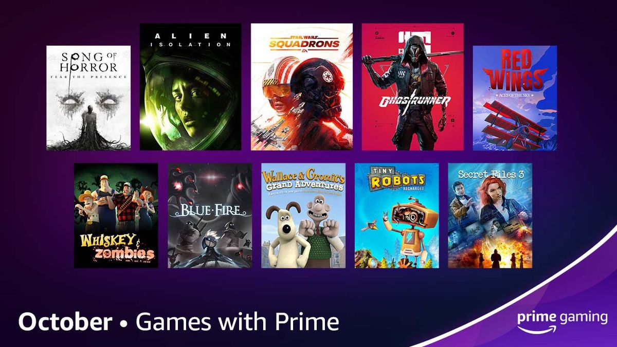 October's  Prime Gaming line-up is here