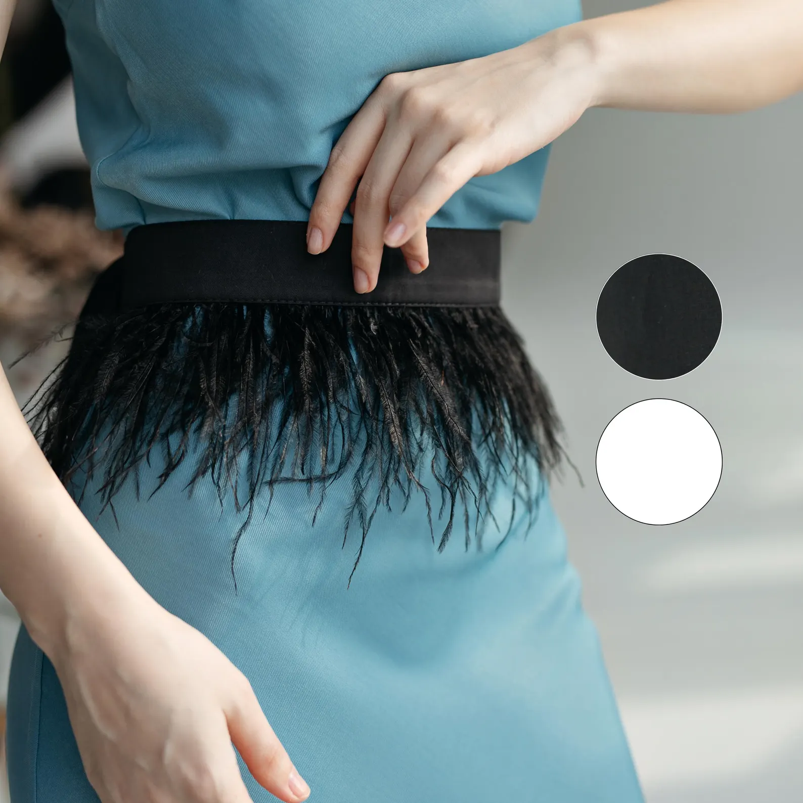 LaVitaBrand at Etsy, Waist Belt Ostrich