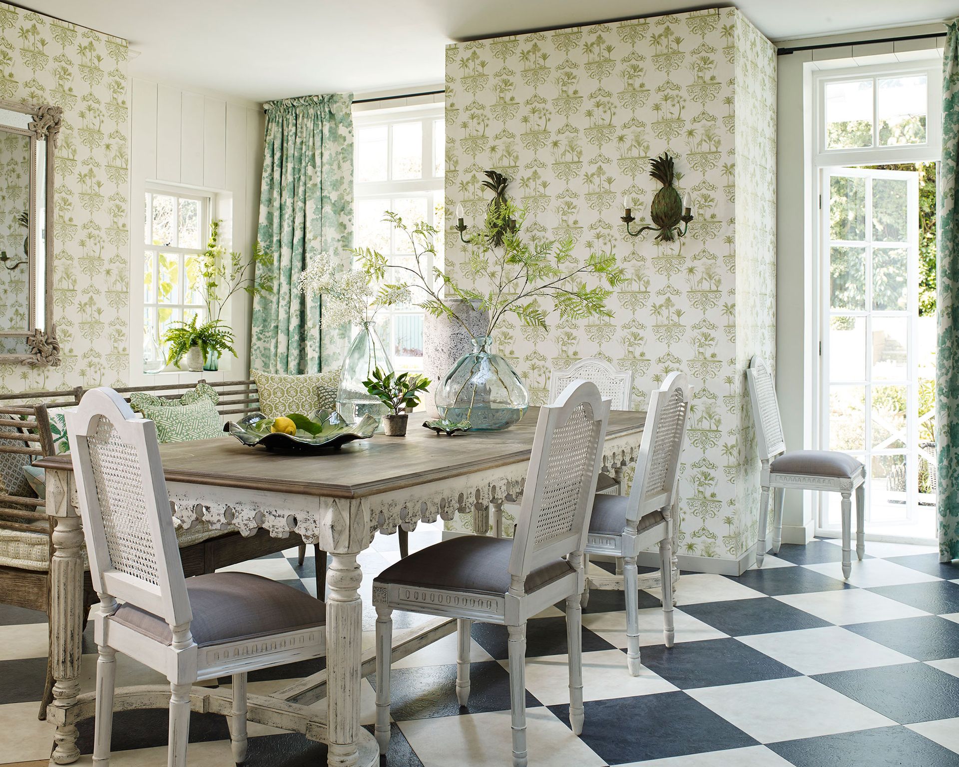 French country dining room