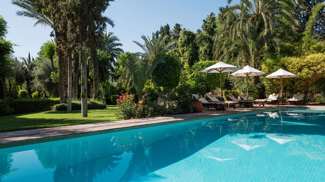 The pool at Dar Zemora, Marrakech