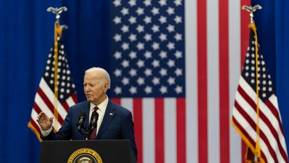 President Biden speaks in New Hampshire about lowering costs.