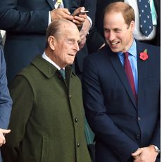 Update, 4/9: Prince Philip has died at 99, the Palace confirms. Prince Philip held many titles—Duke of Edinburgh, Prince Consort, husband, father, grandfather, and a great-grandfather. Despite his scandalous portrayal on The Crown and in the media, one thing was certain—he loved spending time with his grandchildren. Click through to see throwback photos of him with all eight of them (and a few of their spouses and kids) over the years.