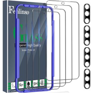 Ferilinso 4 Pack Screen Protector for Samsung Galaxy S24 Plus