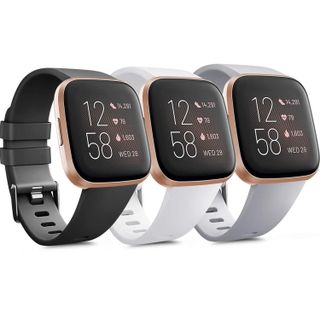 Meliya 3-Pack Silicone Bands for Fitbit