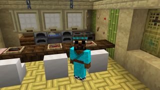 Minecraft skins - Bancho from Dave the Diver ready to serve sushi