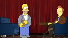 Conan O'Brien, Homer Simpson
