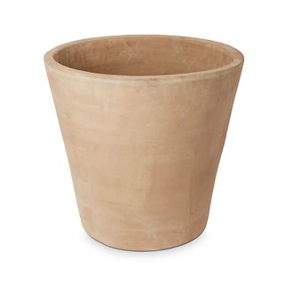 B&Q Brown Terracotta Circular Plant pot (Dia)53cm