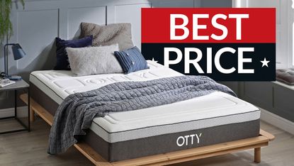 Otty mattress in a bedroom