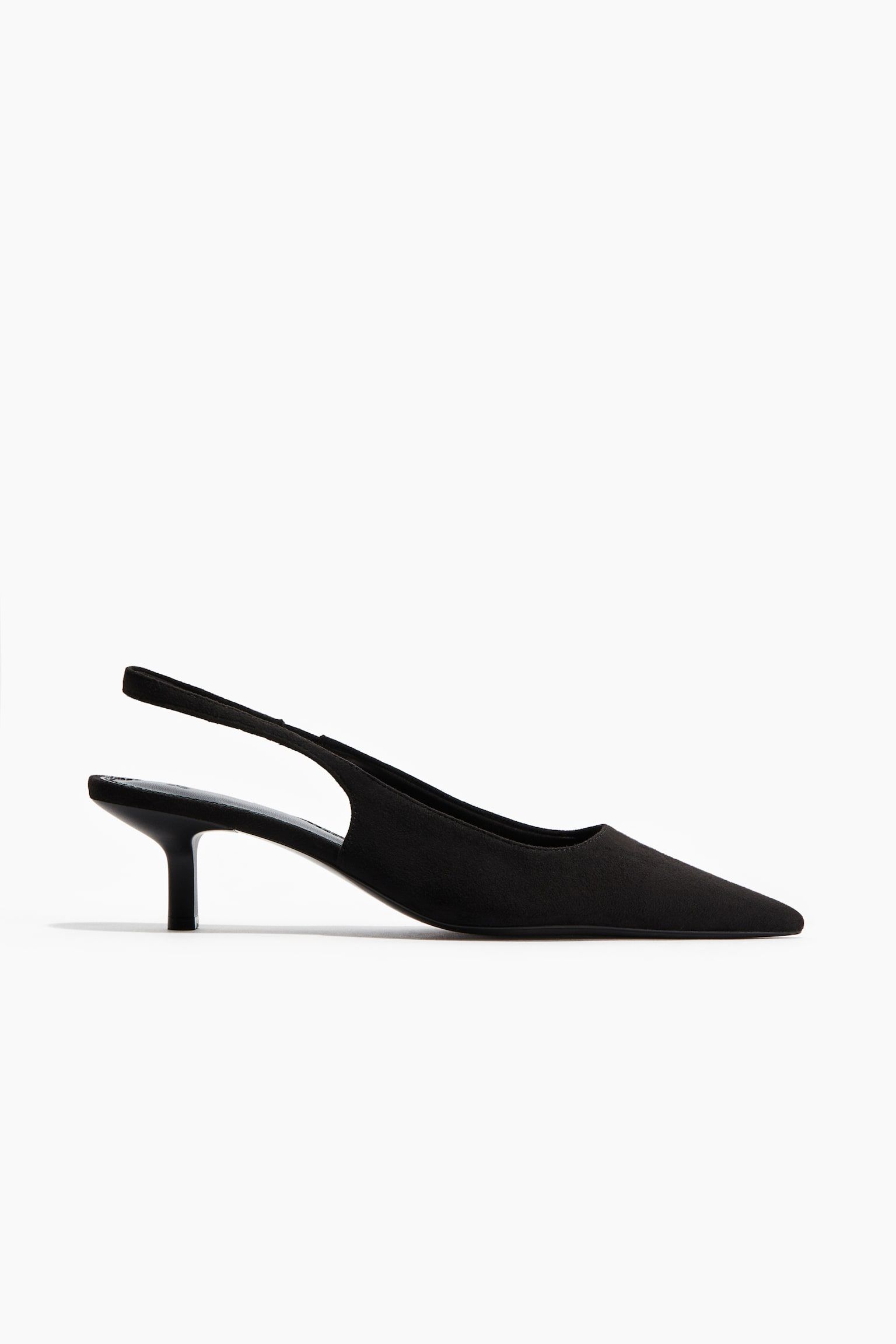 H&M black slingback pumps