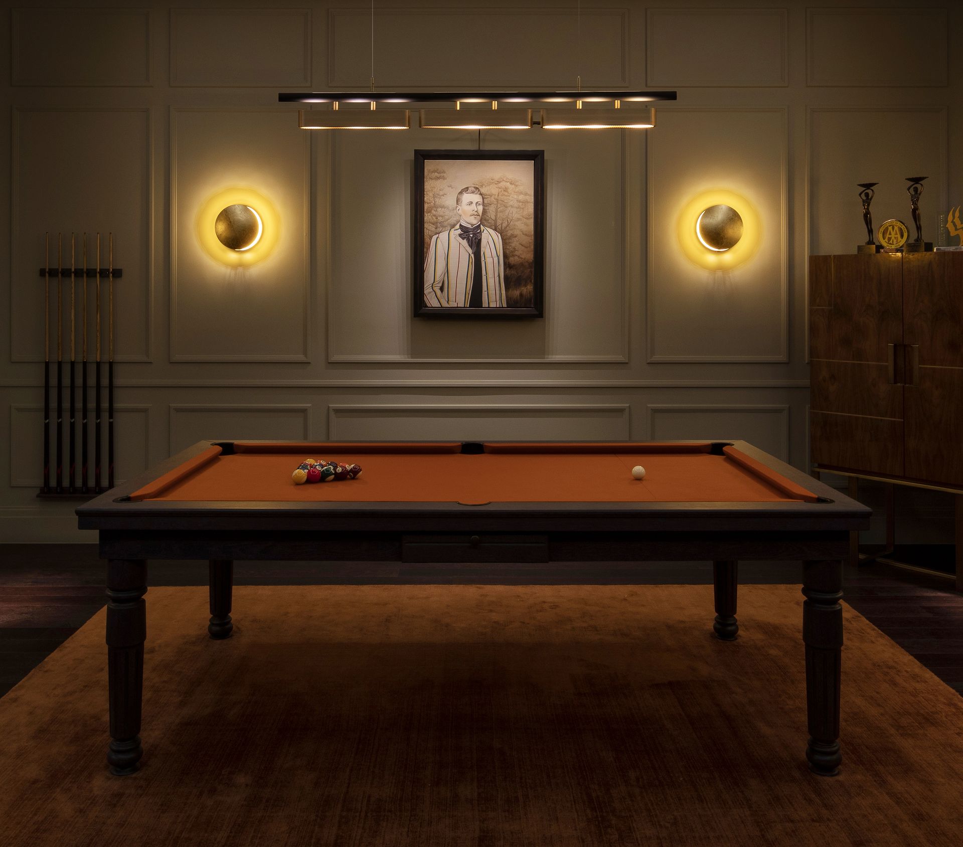 Jason Atherton home pool table