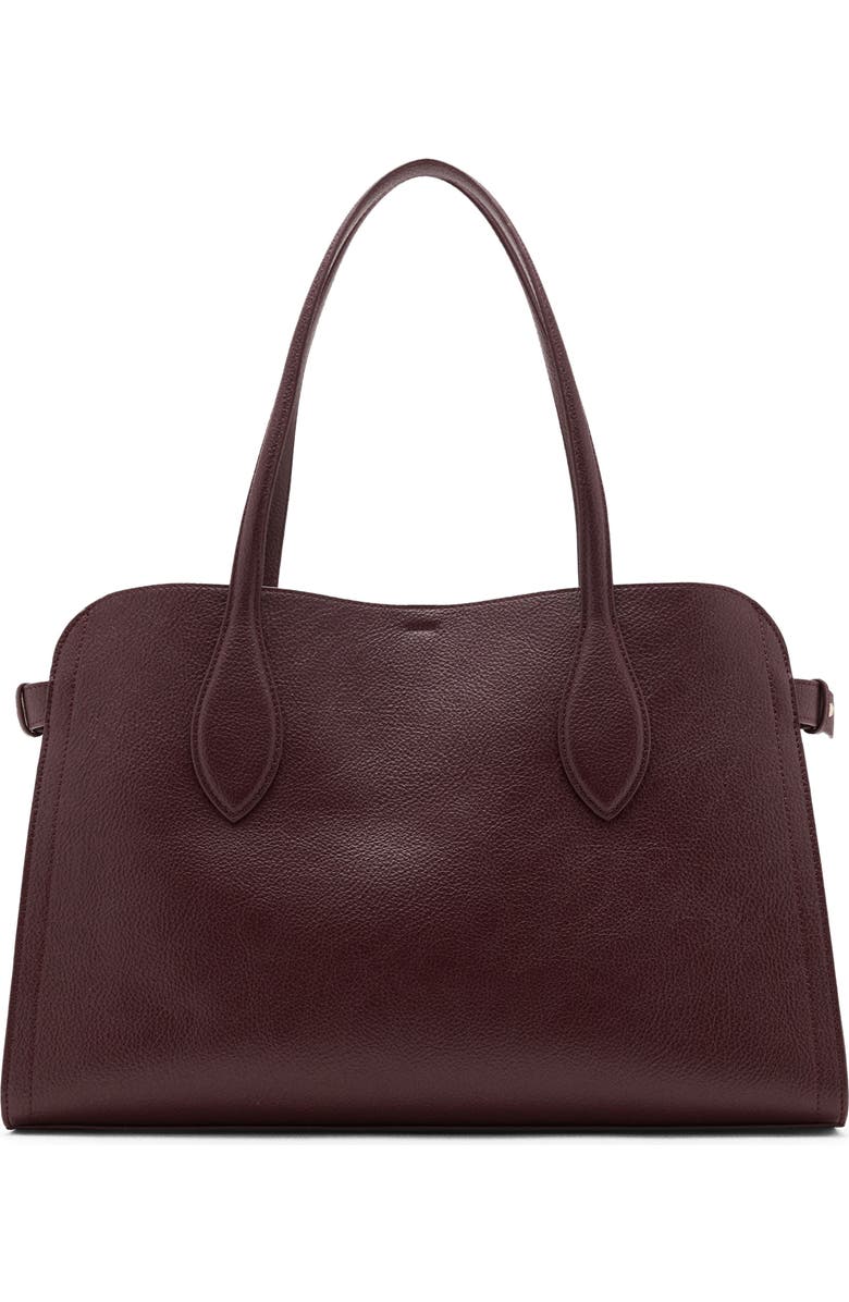 Medium Pebbled Faux Leather Handbag