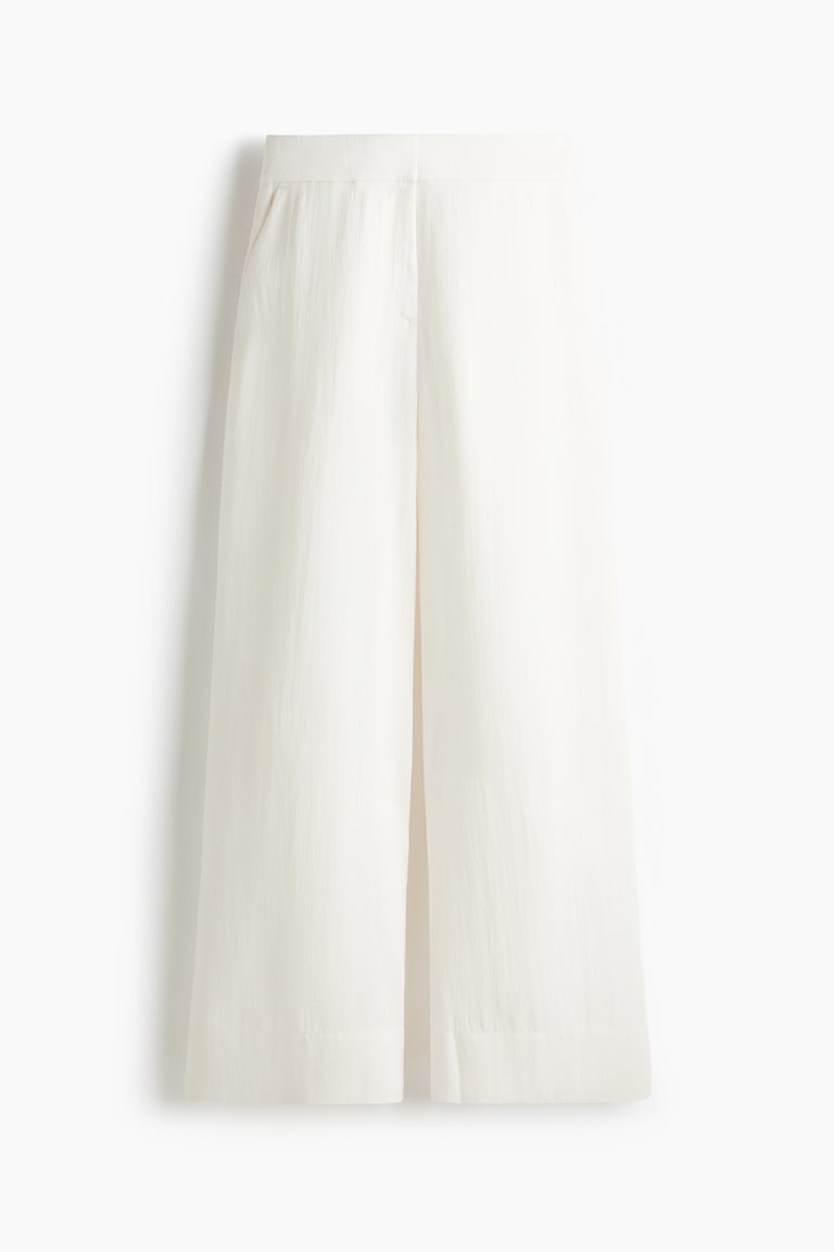 Wide Twill Trousers
