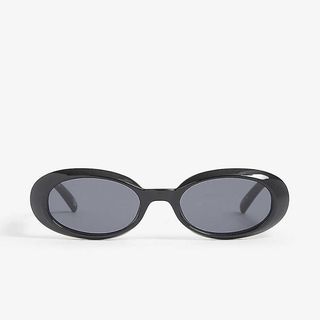 Le Specs Work it! Oval-Frame Sunglasses
