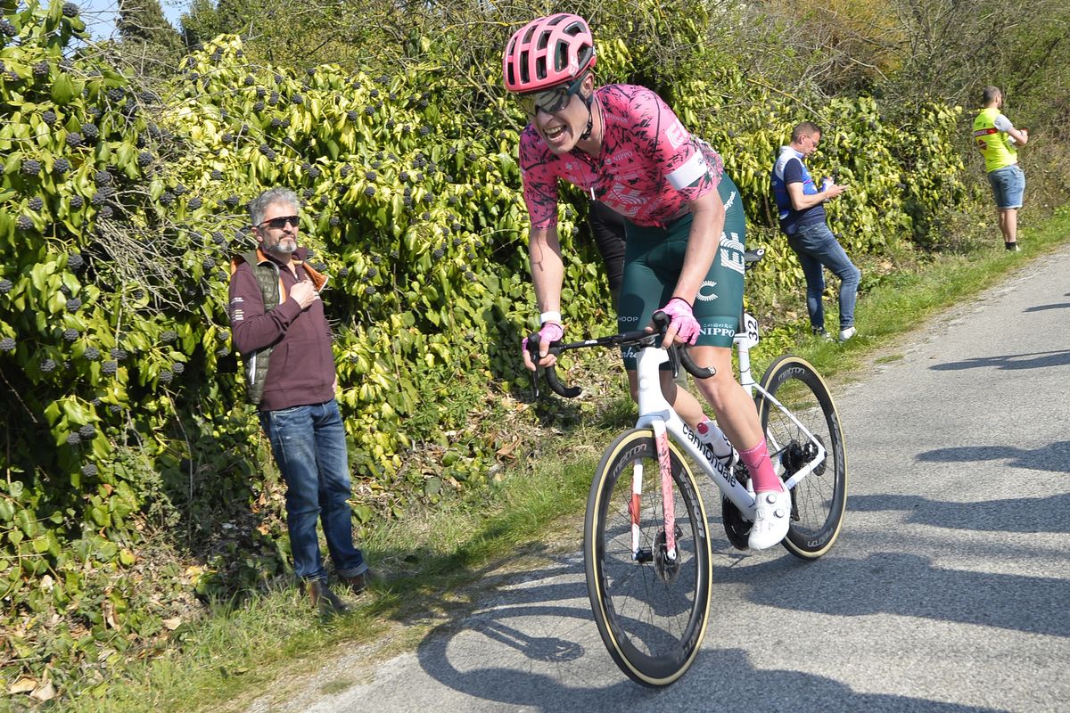Settimana Internazionale Coppi e Bartali 2022 37th Edition 5th stage Casalguidi Cantagrillo 160 km 26032022 Julius Van den Berg NED EF Education EasyPost photo Tommaso PelagalliSprintCyclingAgency2022