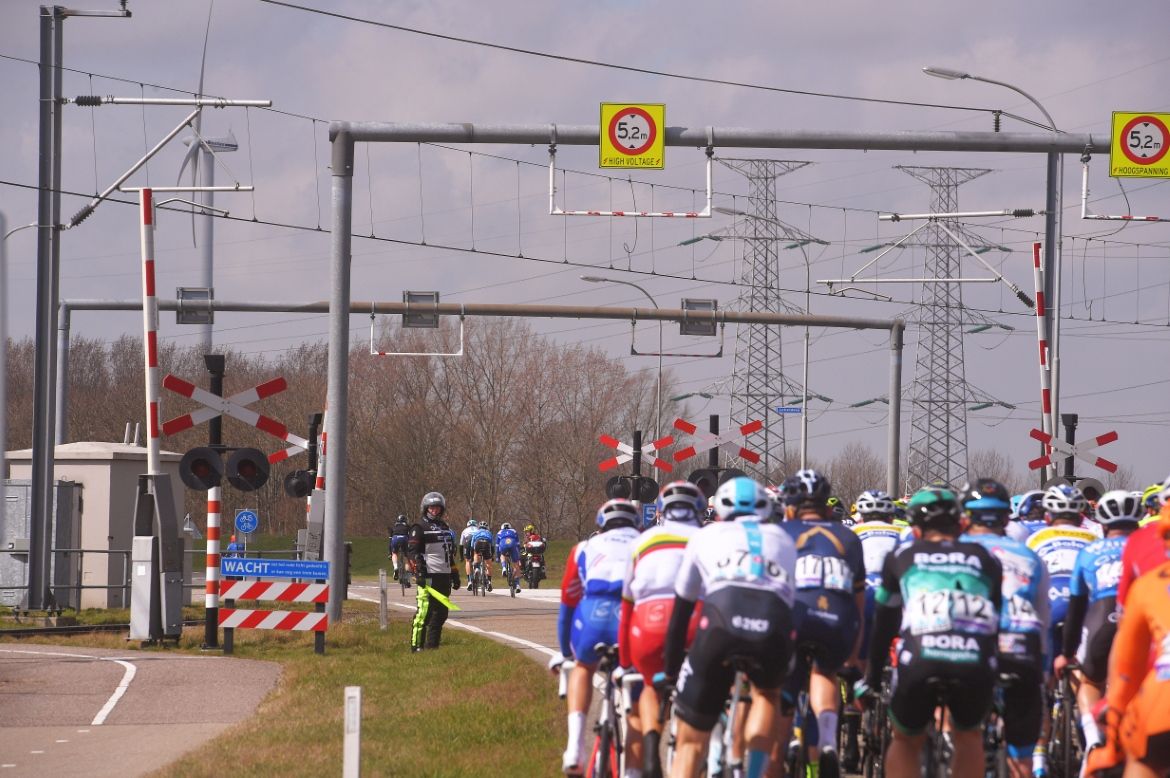 There were no flashing lights at the level crossing for Jakobsen's group