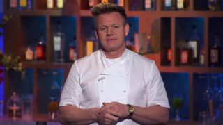 Gordon Ramsay in chef gear