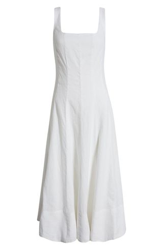 Calina Linen Midi Sundress