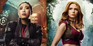 Awkwafina and Karen Gillan in Jumanji: The Next Level