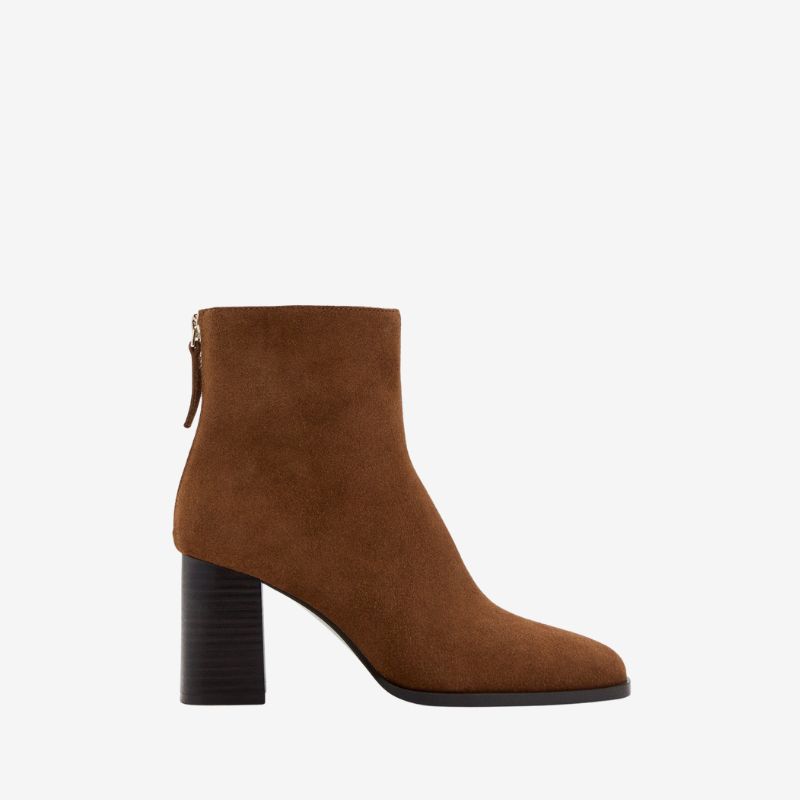 Image of tan suede boots