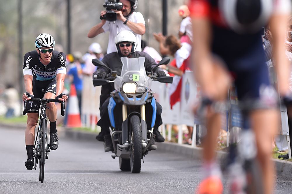 Iljo Keisse (Etixx-QuickStep) had to settle for second place.