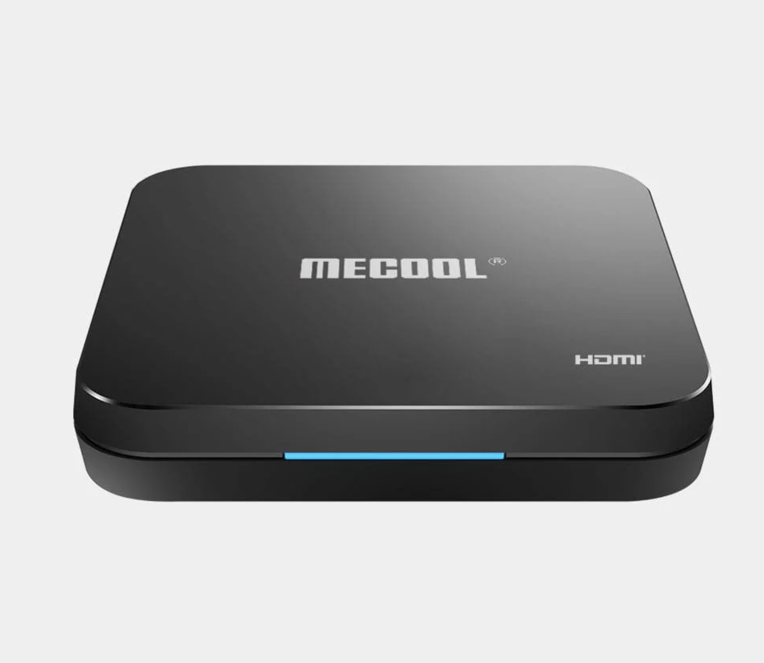 Mecool KM9 Pro on a white background