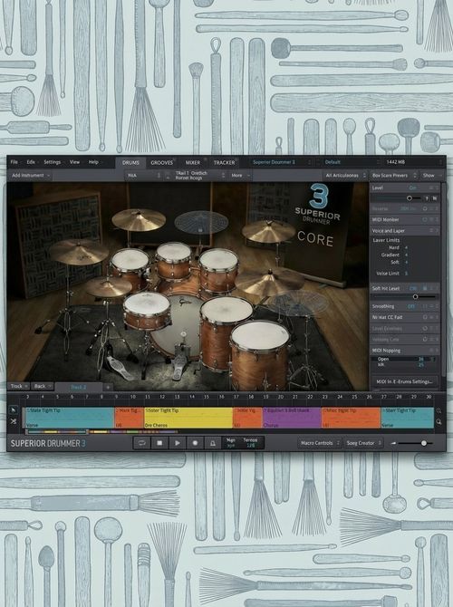 Superior Drummer 3 Virtual Drum Software