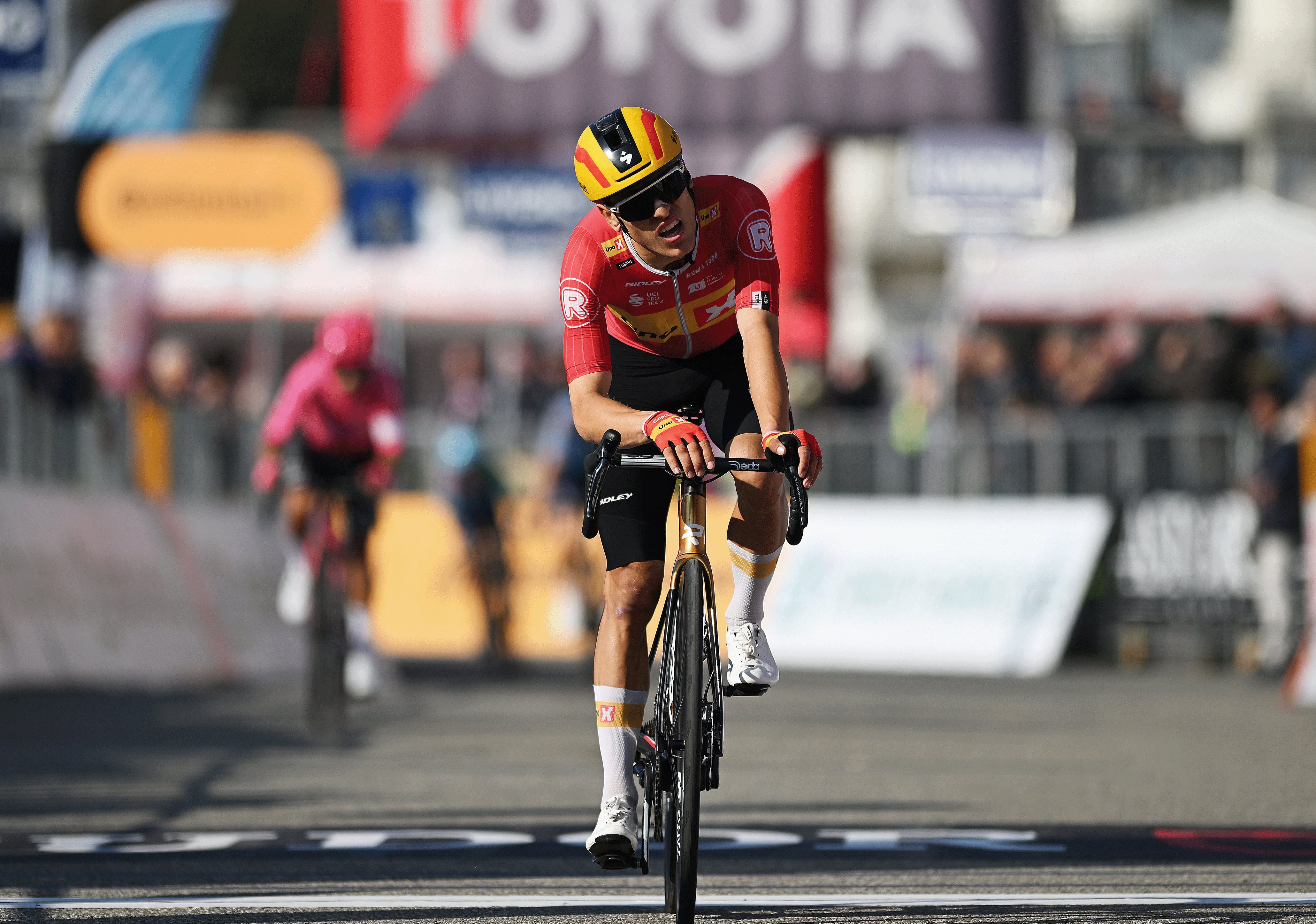 Tour of Slovenia: Kyrylo Tsarenko wins stage 4 from early breakaway, Anders Halland Johannessen moves into race lead