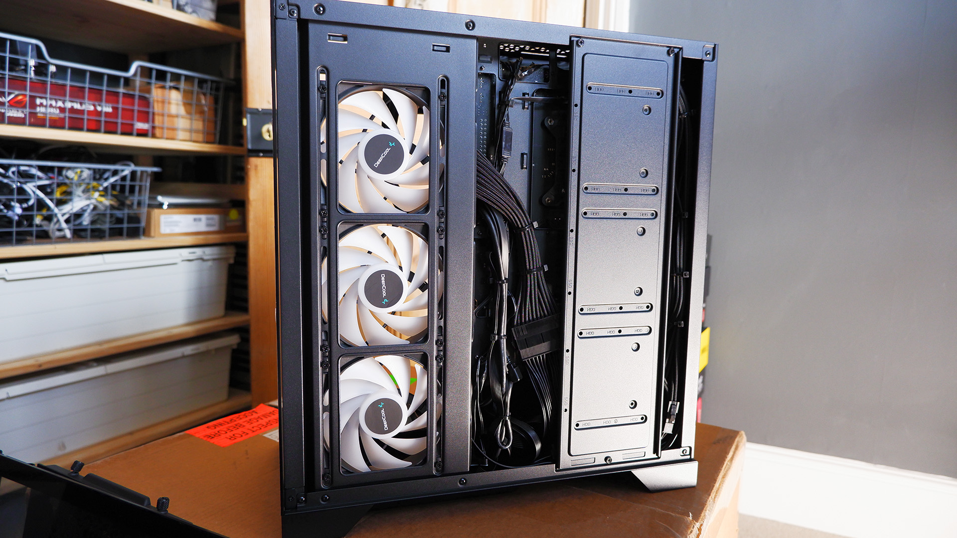 Starforge Systems Navigator Pro gaming PC unboxing and installation.